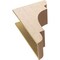 Ekena Millwork 10"W x 20"D x 30"H Classic New Brighton Rough Cedar Woodgrain TimberThane Corbel, Primed Tan CORUR10X20X30NEBRCPR - alternate 4